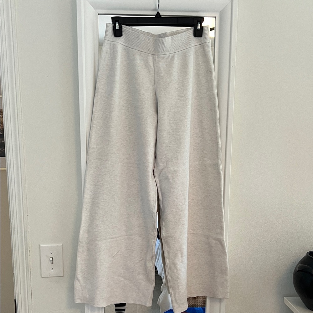 Splendid Women's Light Gray Wide Leg Pants